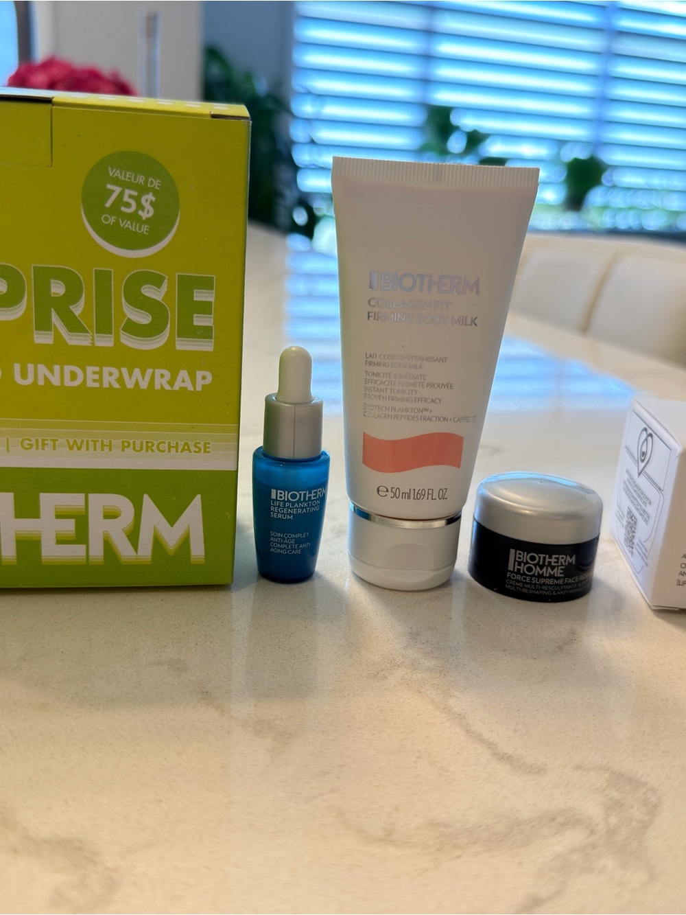 【Brand New】Biotherm Skincare Surprise Gift Set – 4-Piece Set – $25